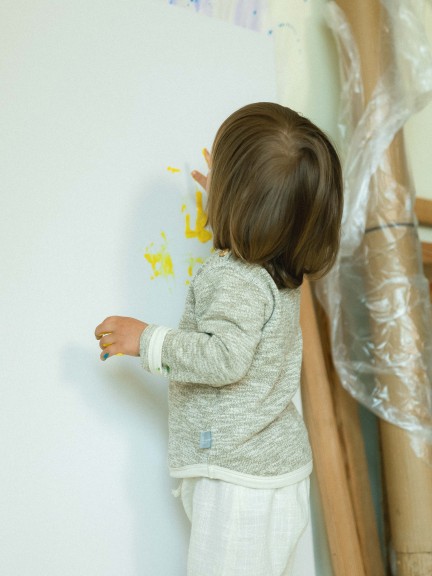 Jersey bordado con cordón en relieve Jersey bordado con cordón en relieve