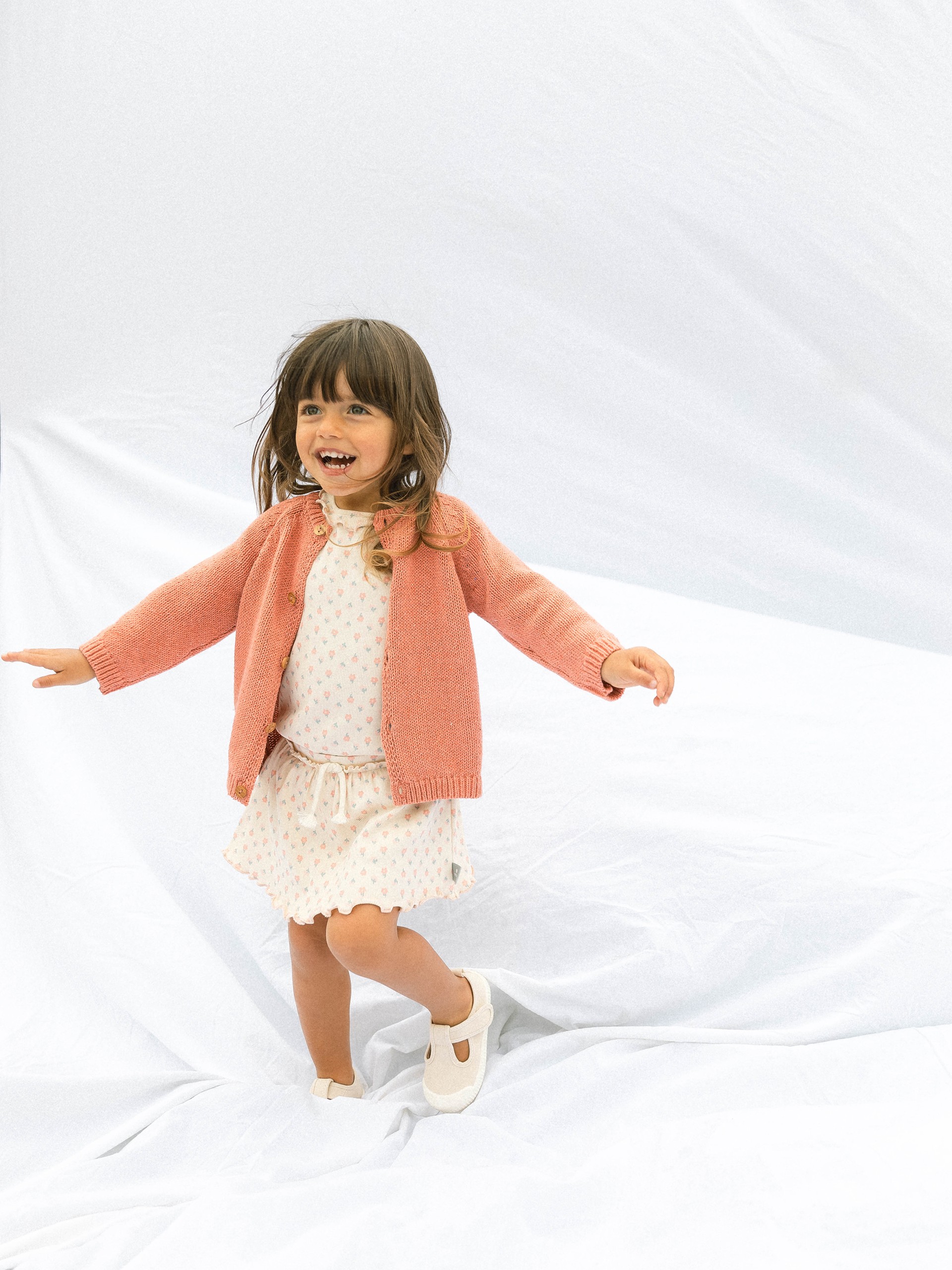 Singlet flores em malha canelada