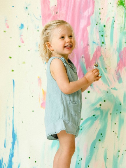 Mono ajour con bordado inglés Mono ajour con bordado inglés