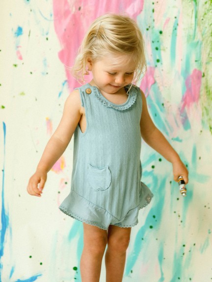 Mono ajour con bordado inglés Mono ajour con bordado inglés