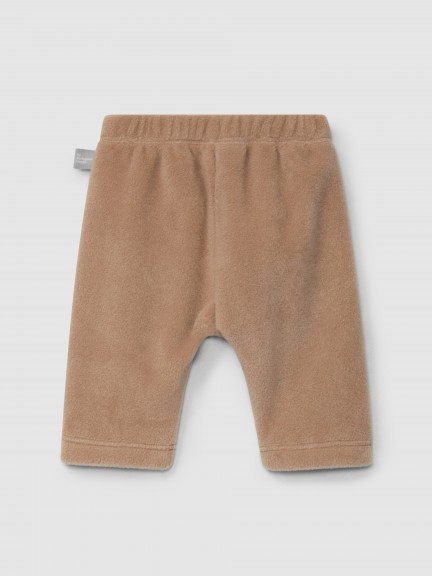 Fleece pull-up pants with pocket Fleece pull-up pants with pocket