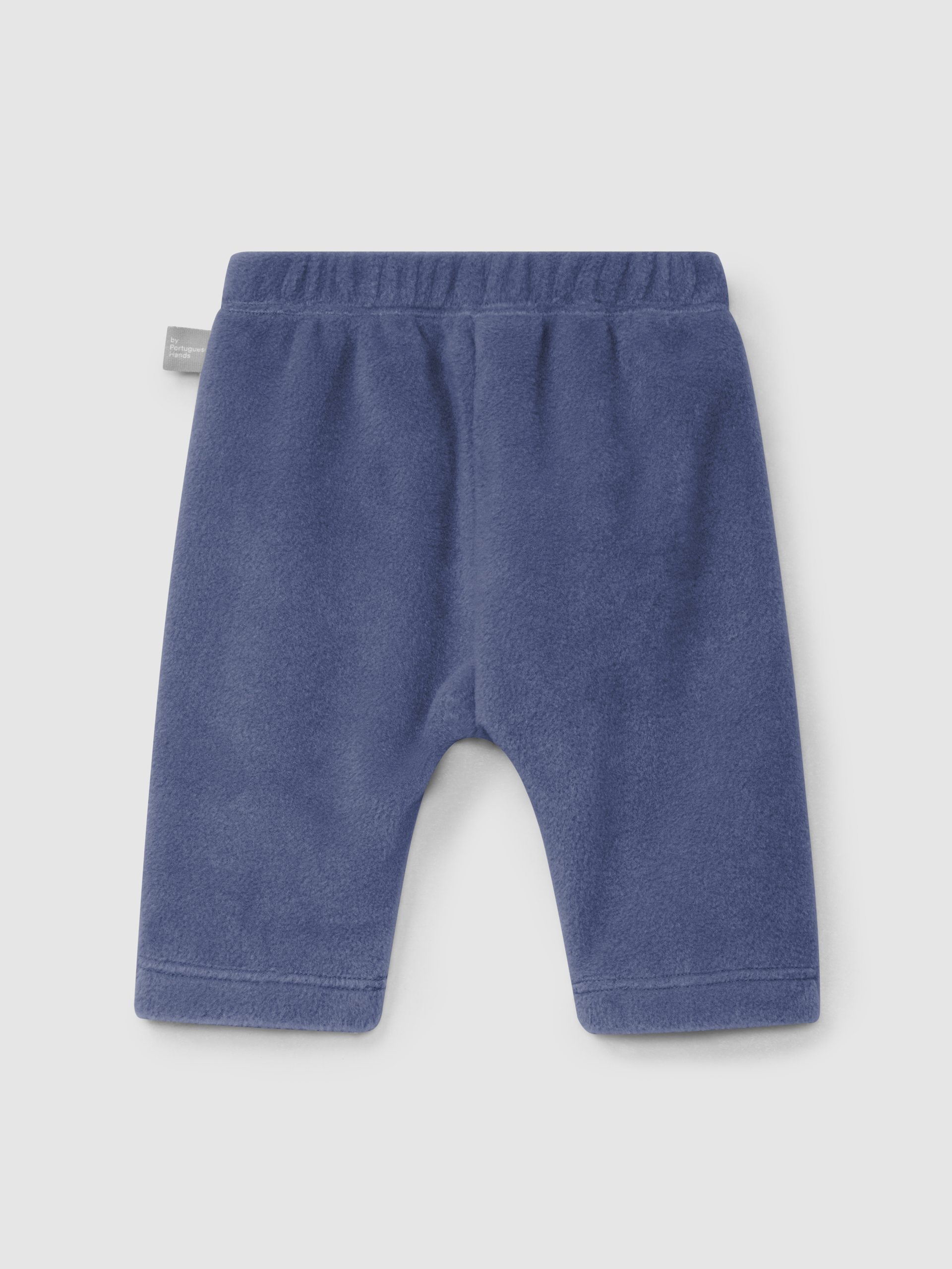 Fleece pull-up pants with pocket