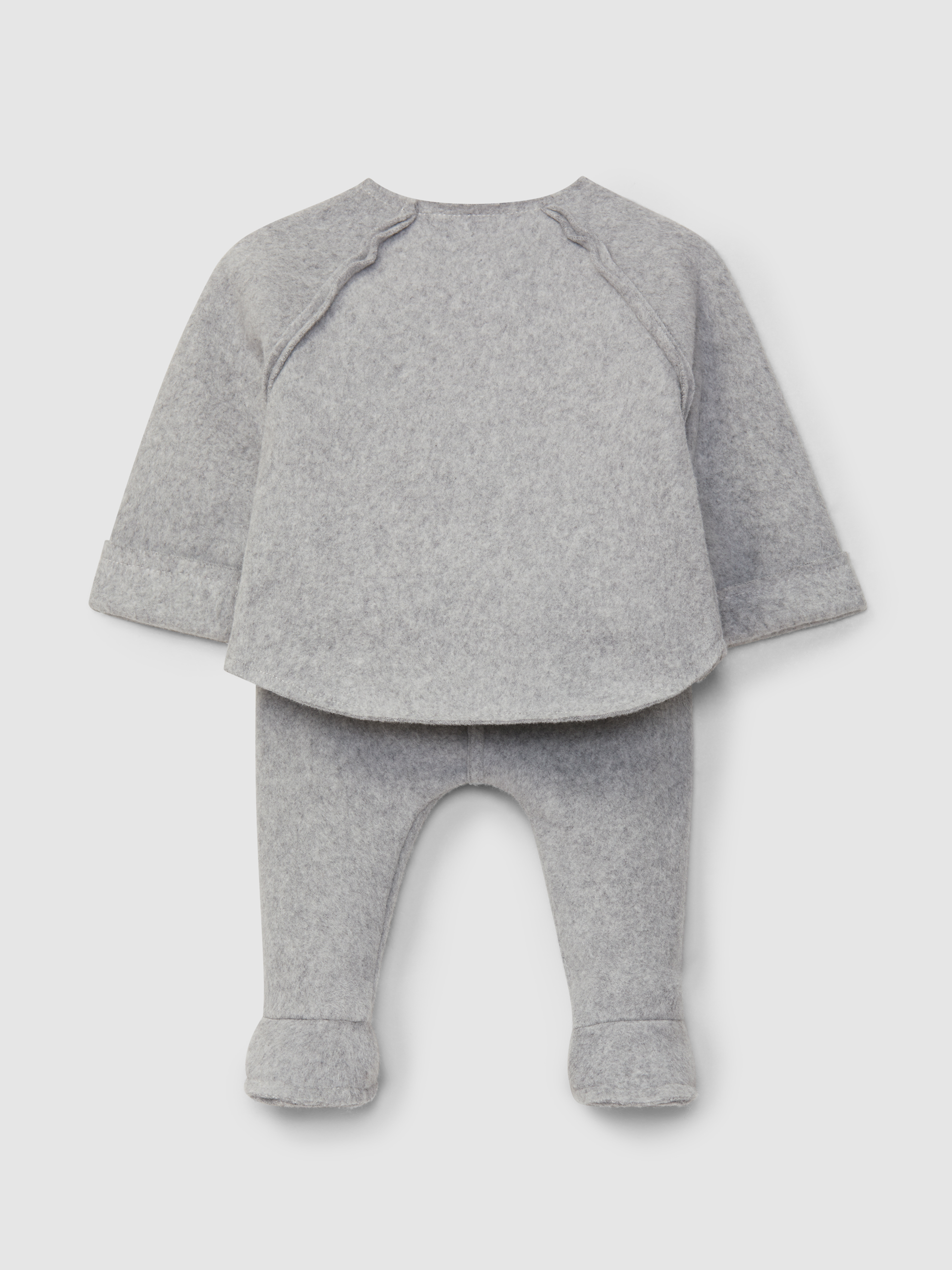 Two-piece set in organic cotton fleece