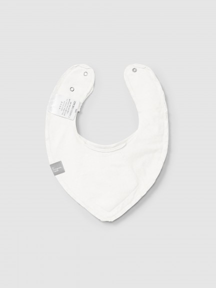 Plain bib in organic cotton Plain bib in organic cotton