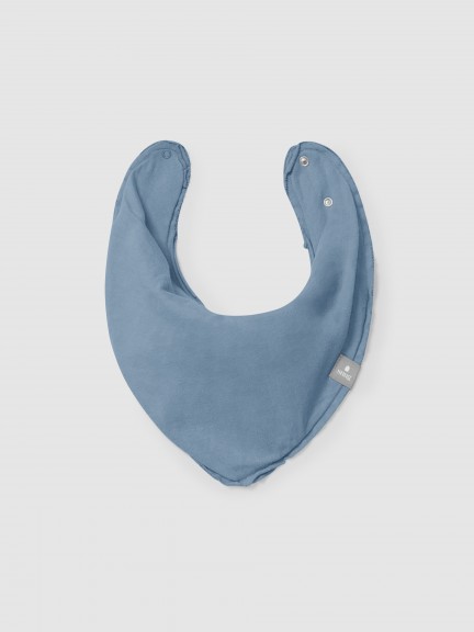 Plain bib in organic cotton