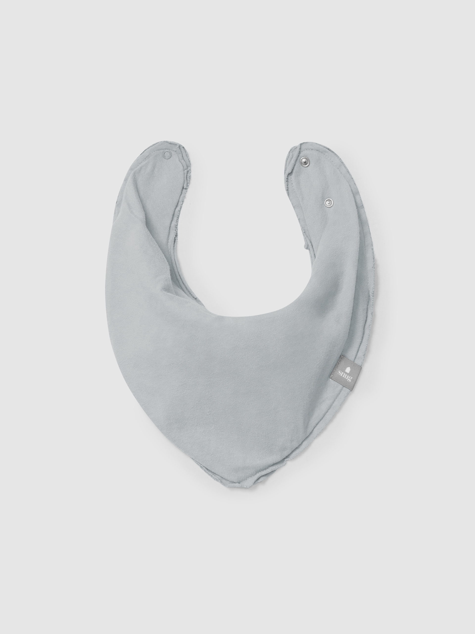 Plain bib in organic cotton