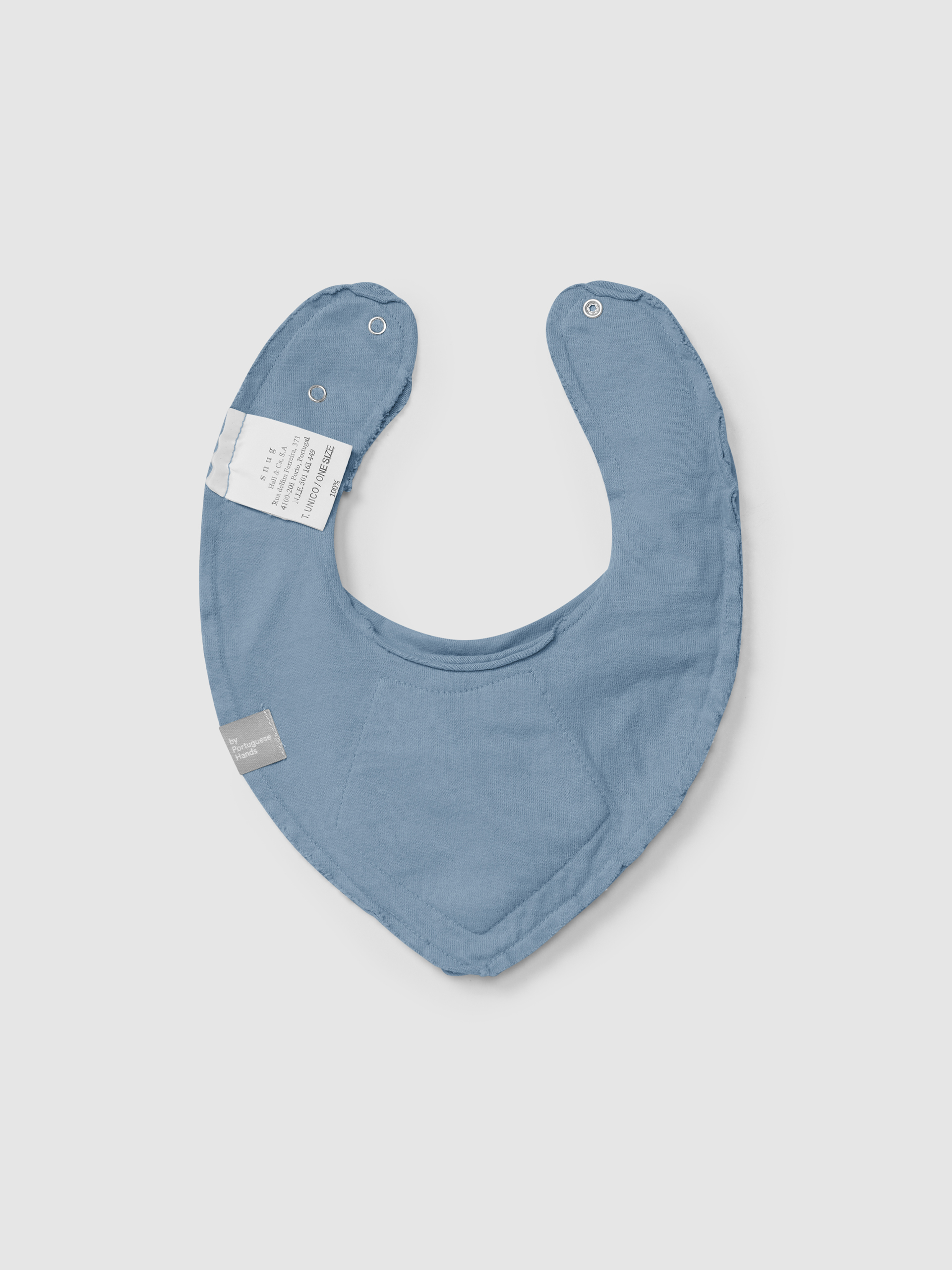 Babero liso de algodón orgánico