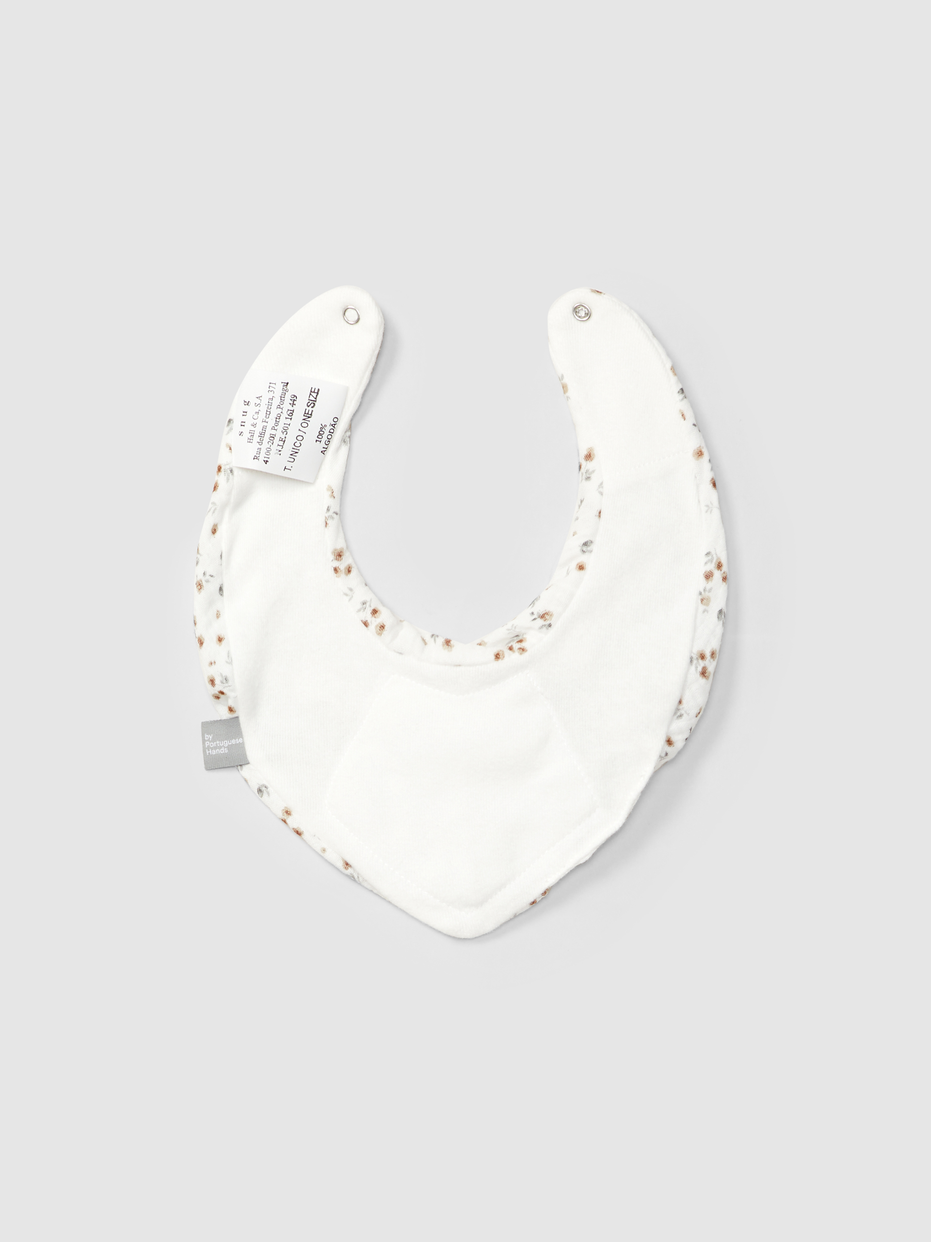 Printed muslin bib