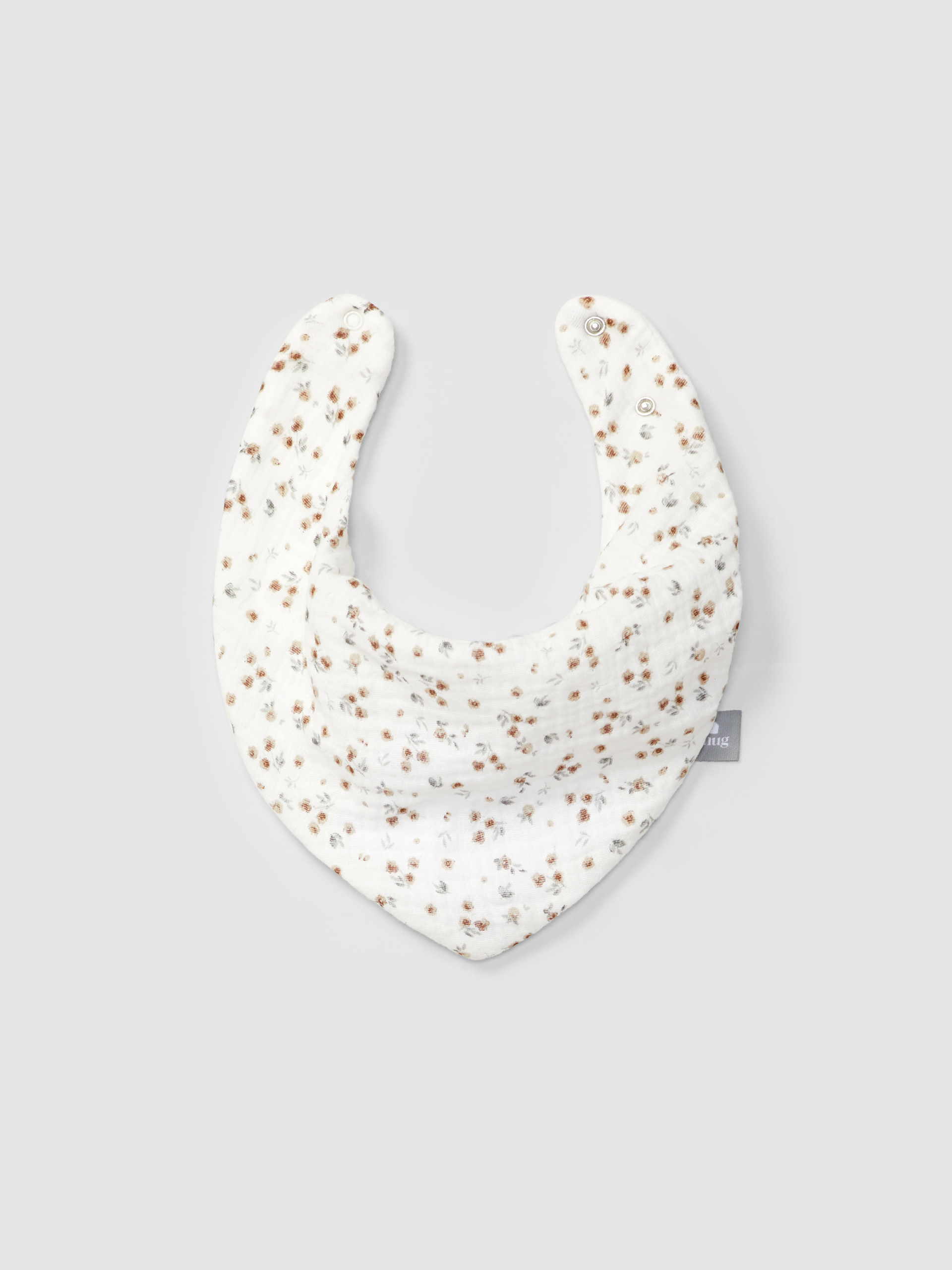 Printed muslin bib