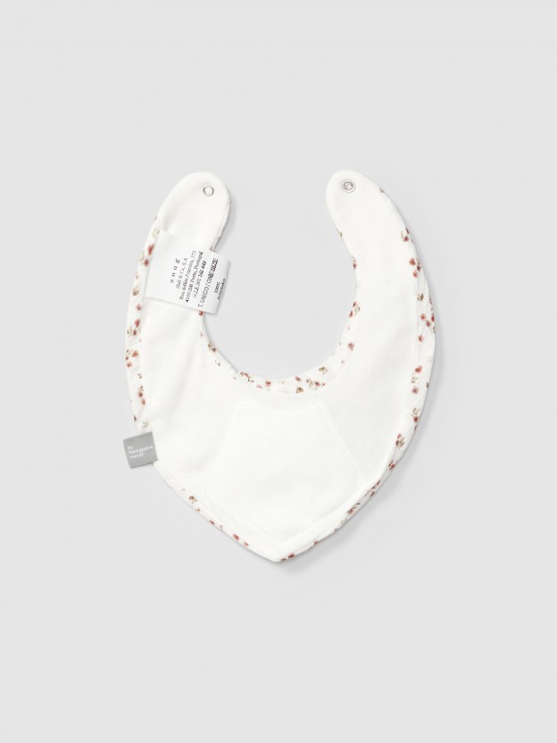 Printed muslin bib Printed muslin bib