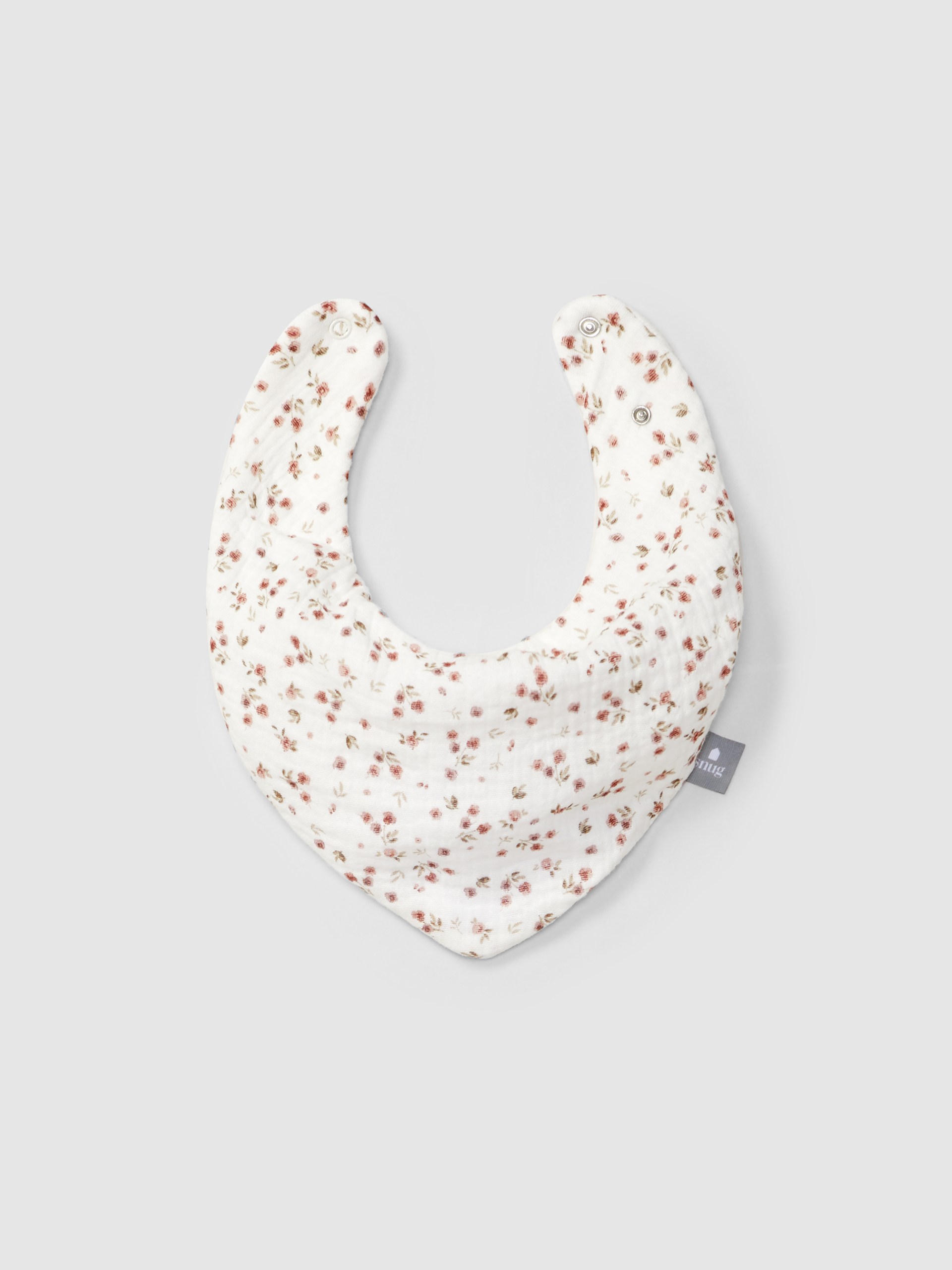 Printed muslin bib