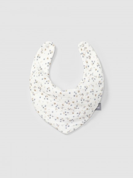 Babero de muselina estampada Babero de muselina estampada