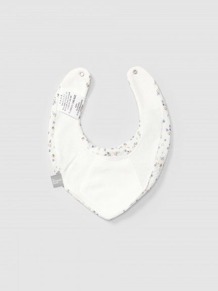 Babero de muselina estampada Babero de muselina estampada