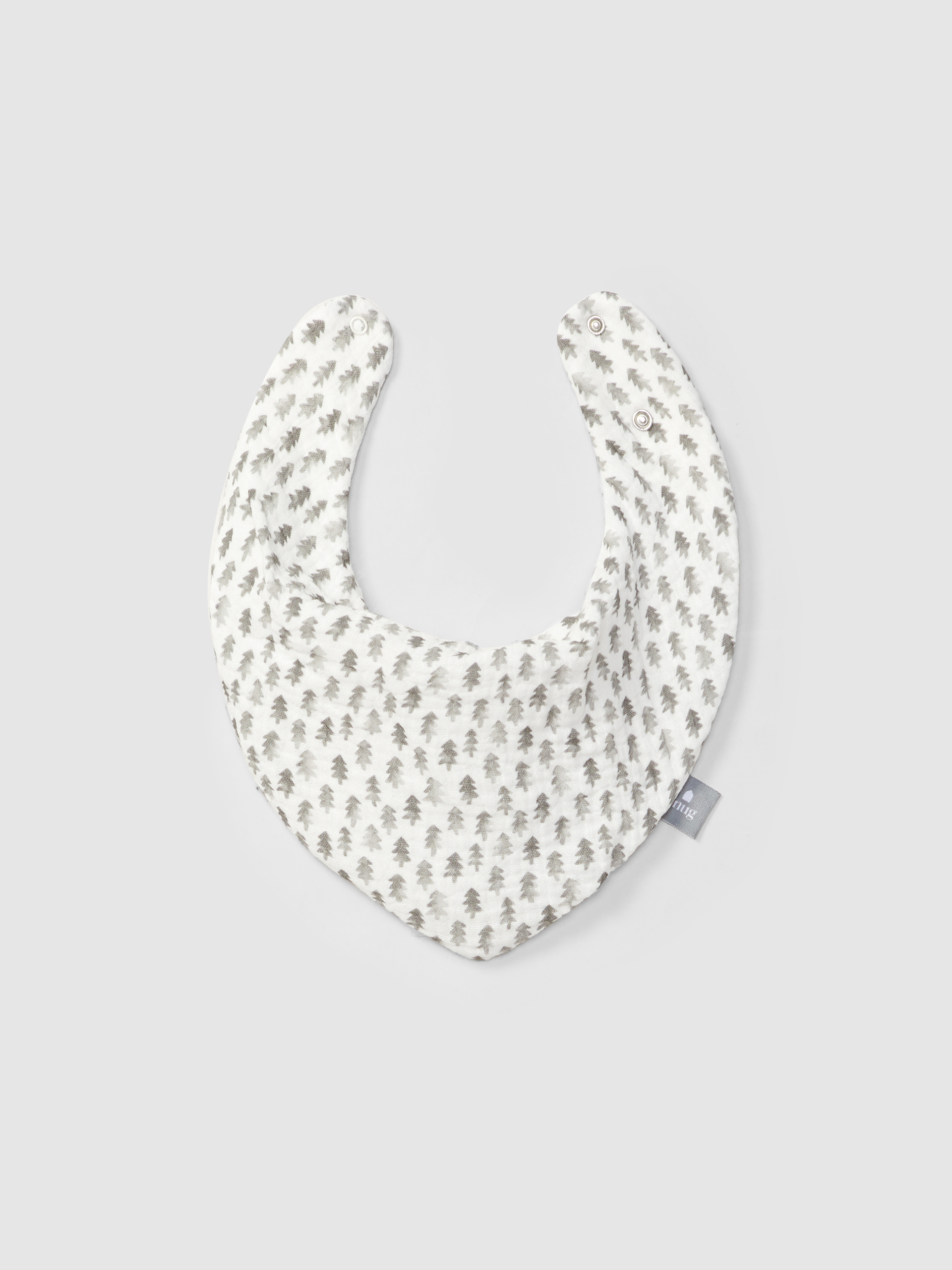 Printed muslin bib
