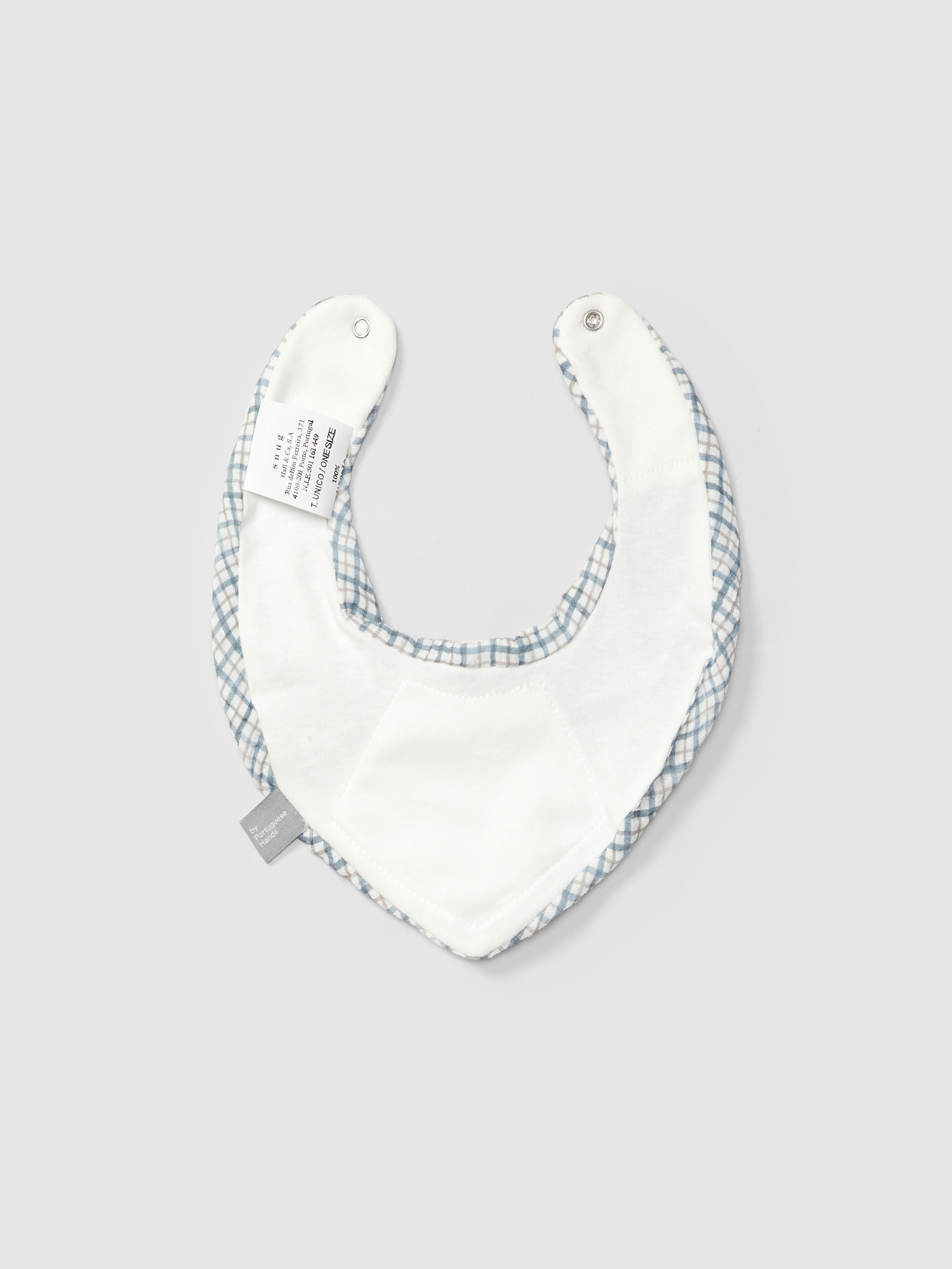 Printed muslin bib