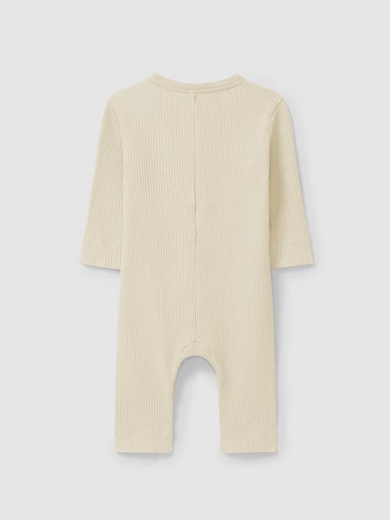 Ribbed jersey romper Ribbed jersey romper
