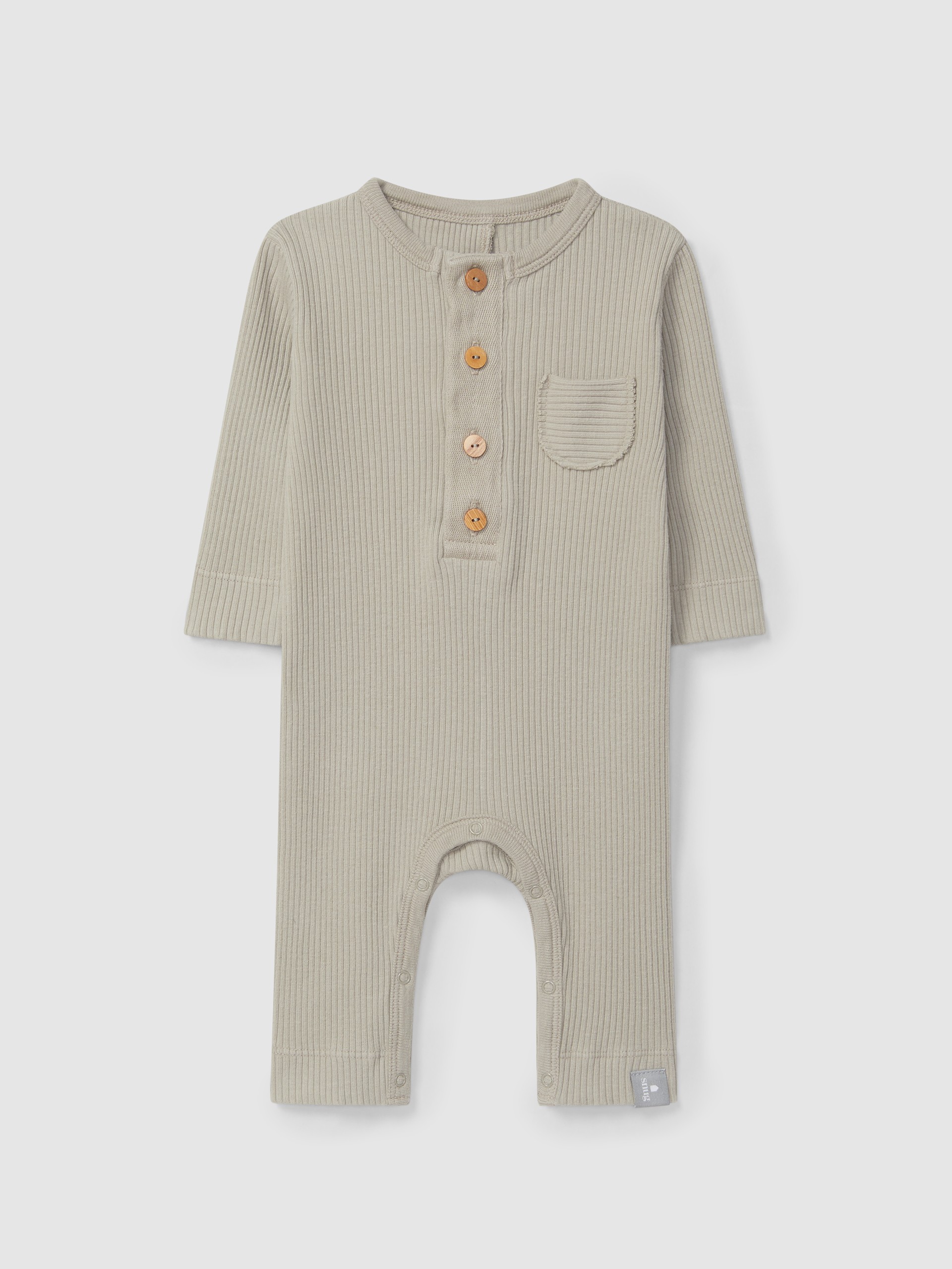 Ribbed jersey romper