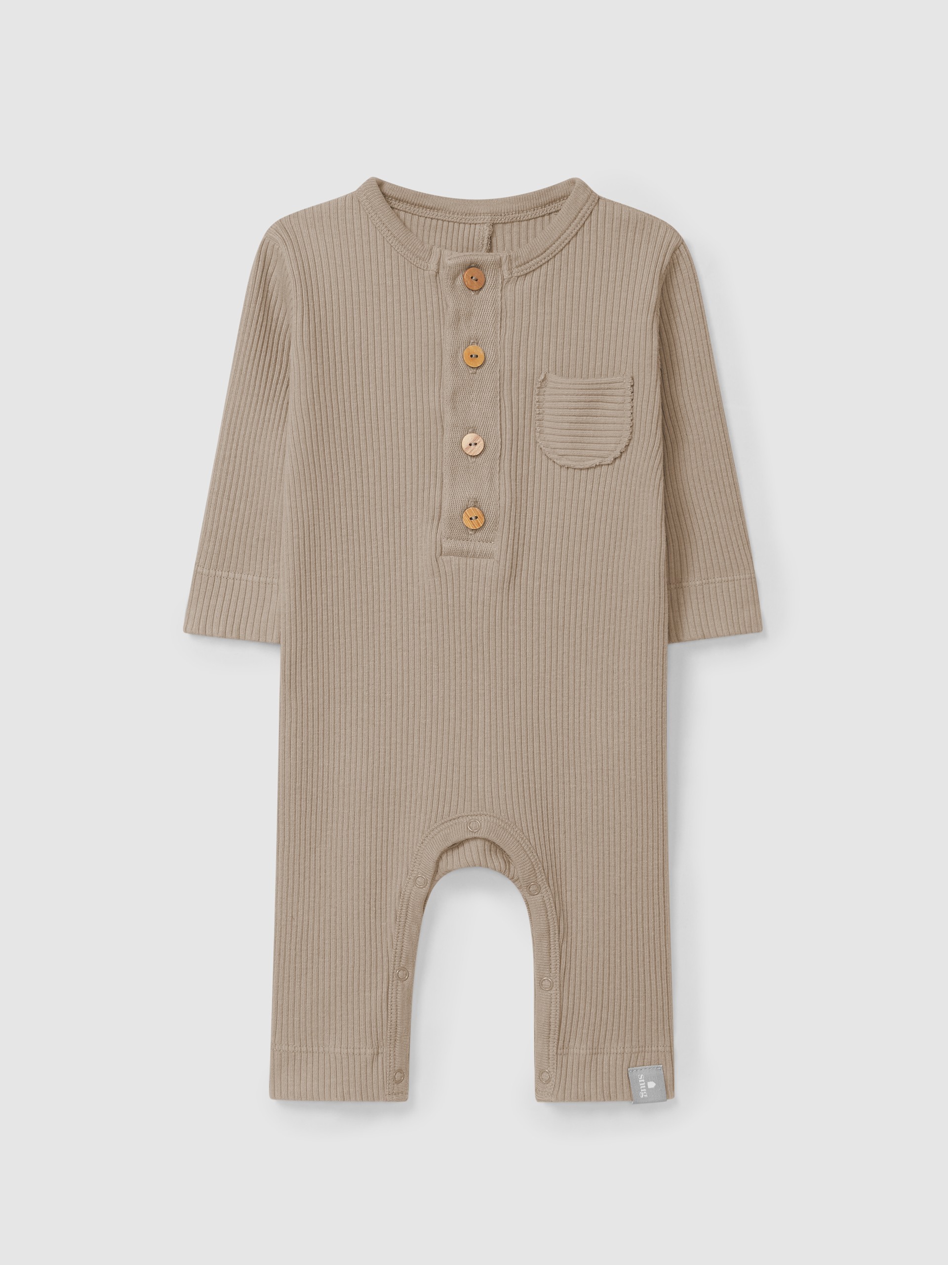 Ribbed jersey romper