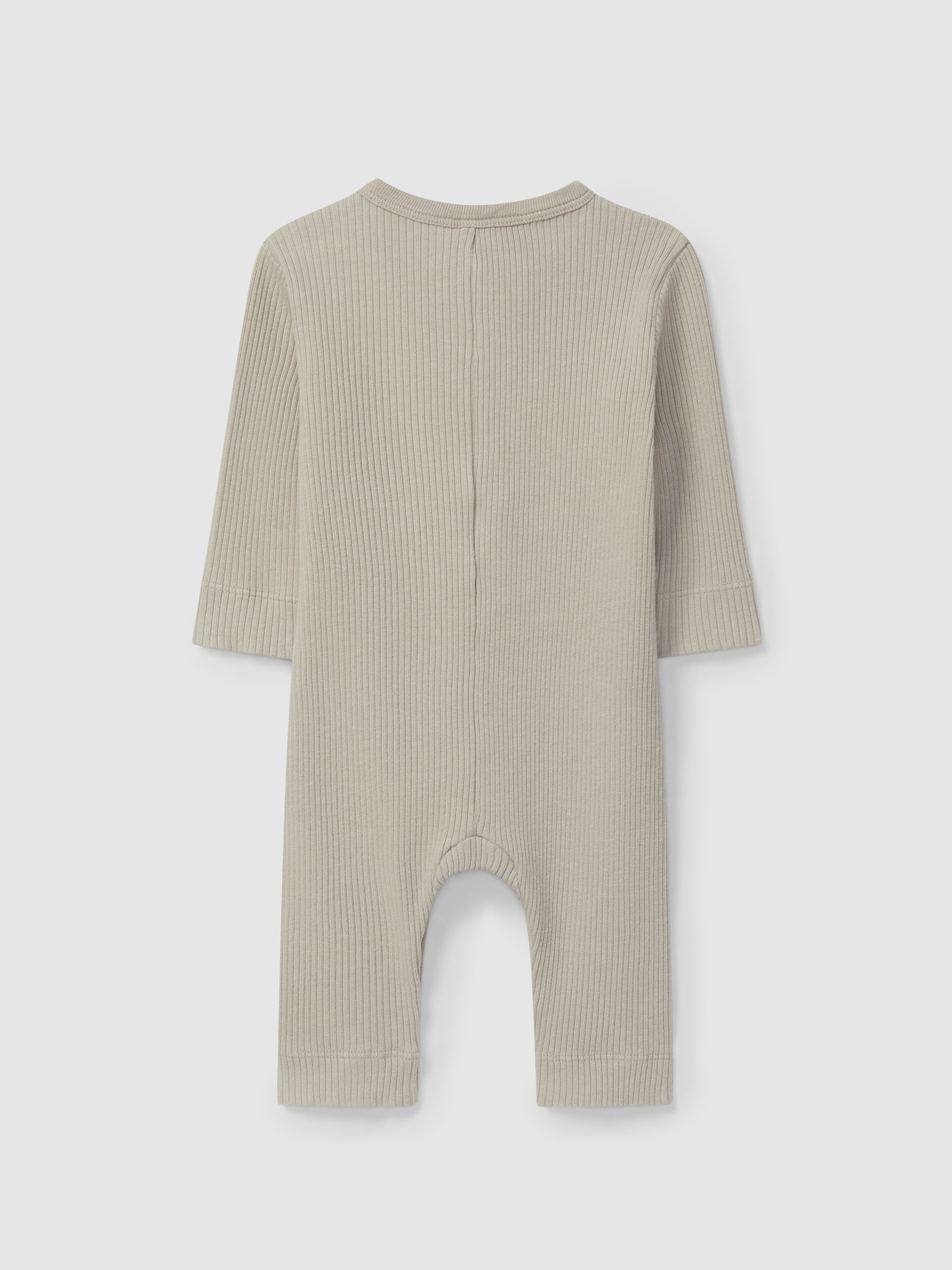 Ribbed jersey romper