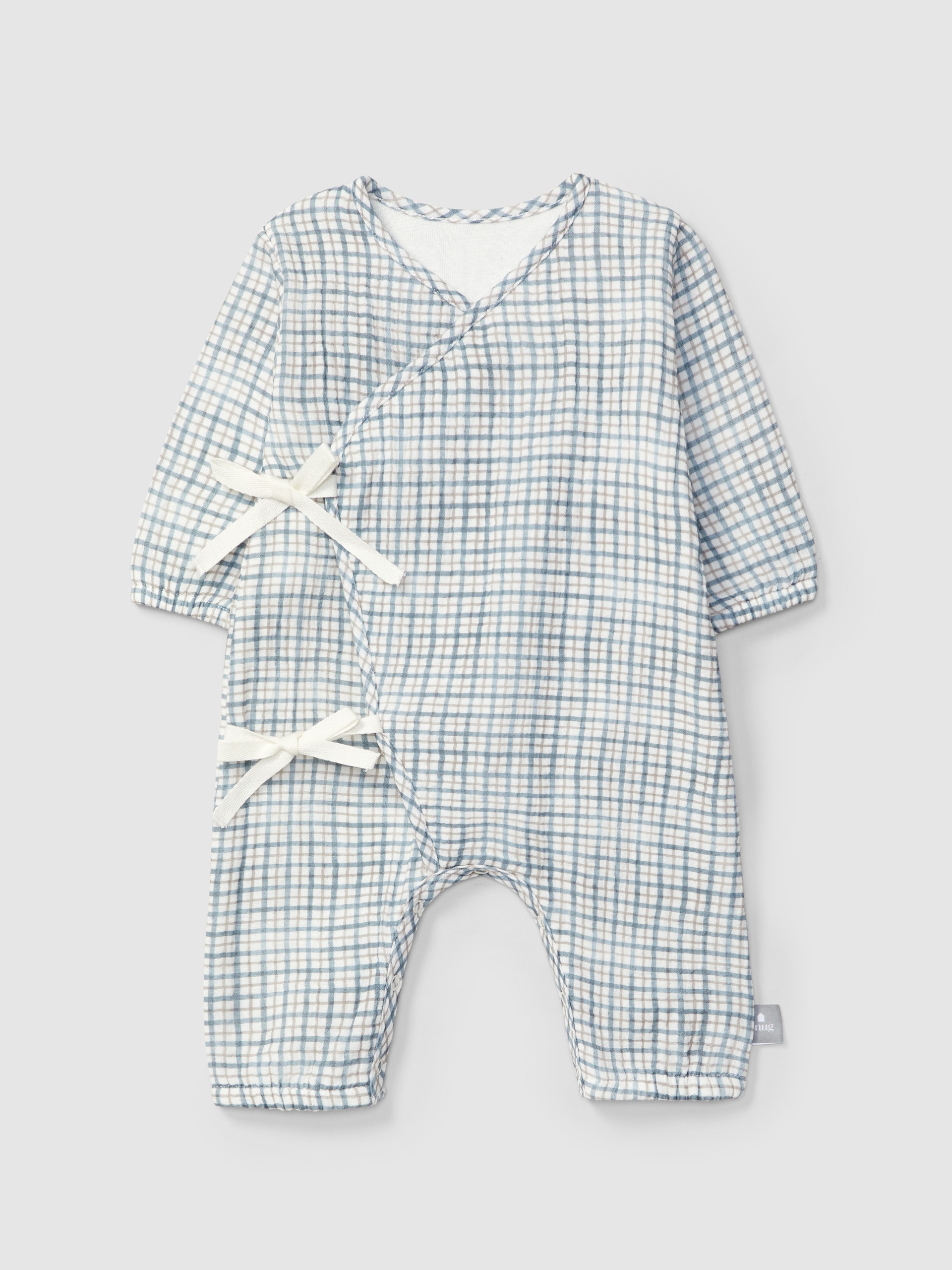 Printed muslin romper
