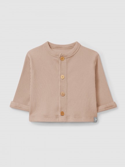 Ribbed jersey jacket