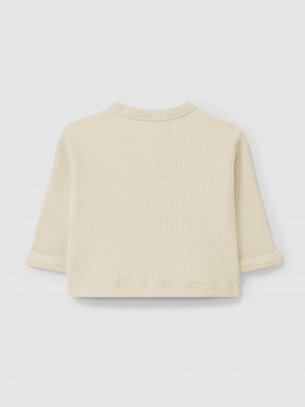 Ribbed jersey jacket Ribbed jersey jacket