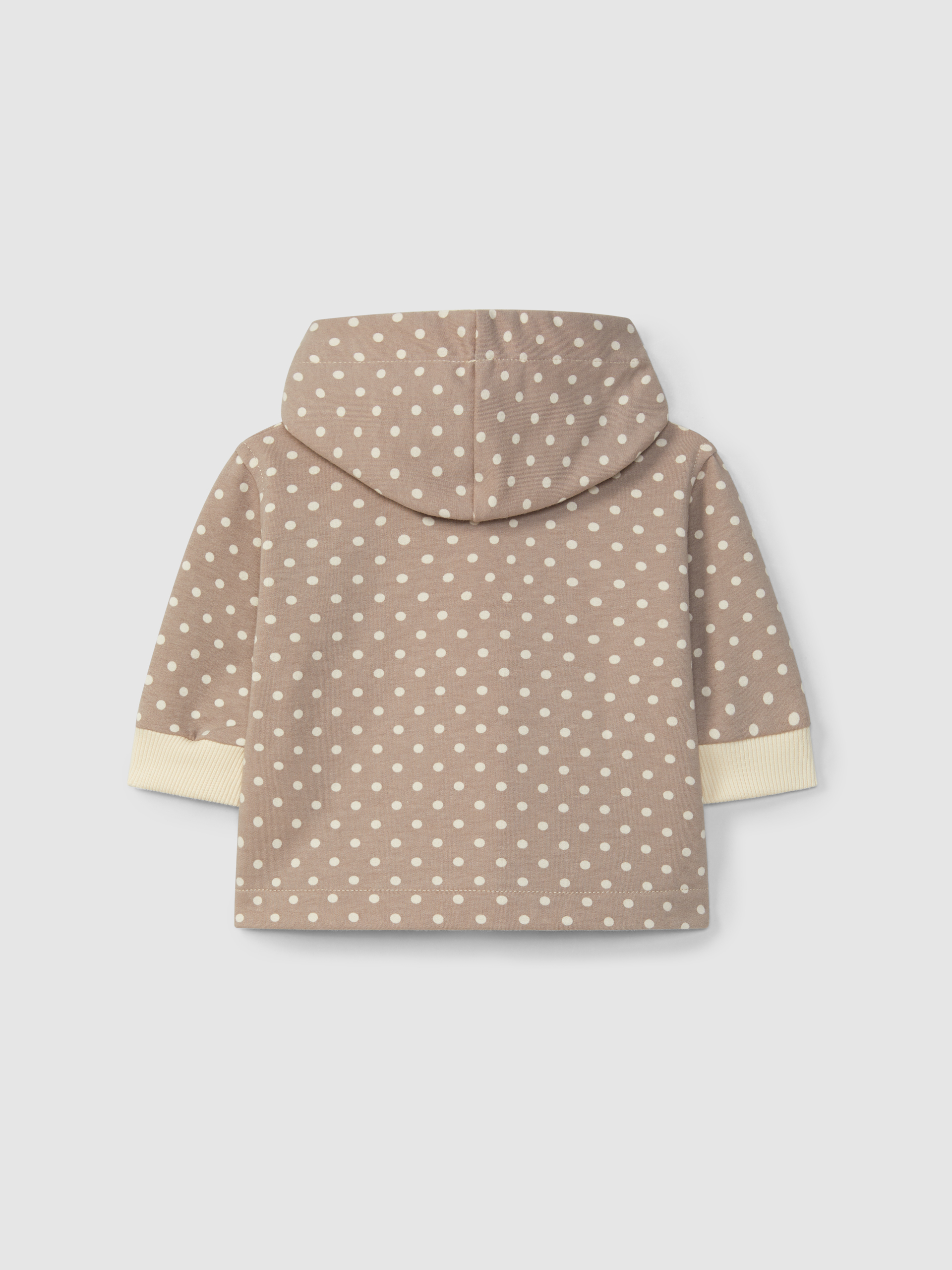 Printed hooded jacket