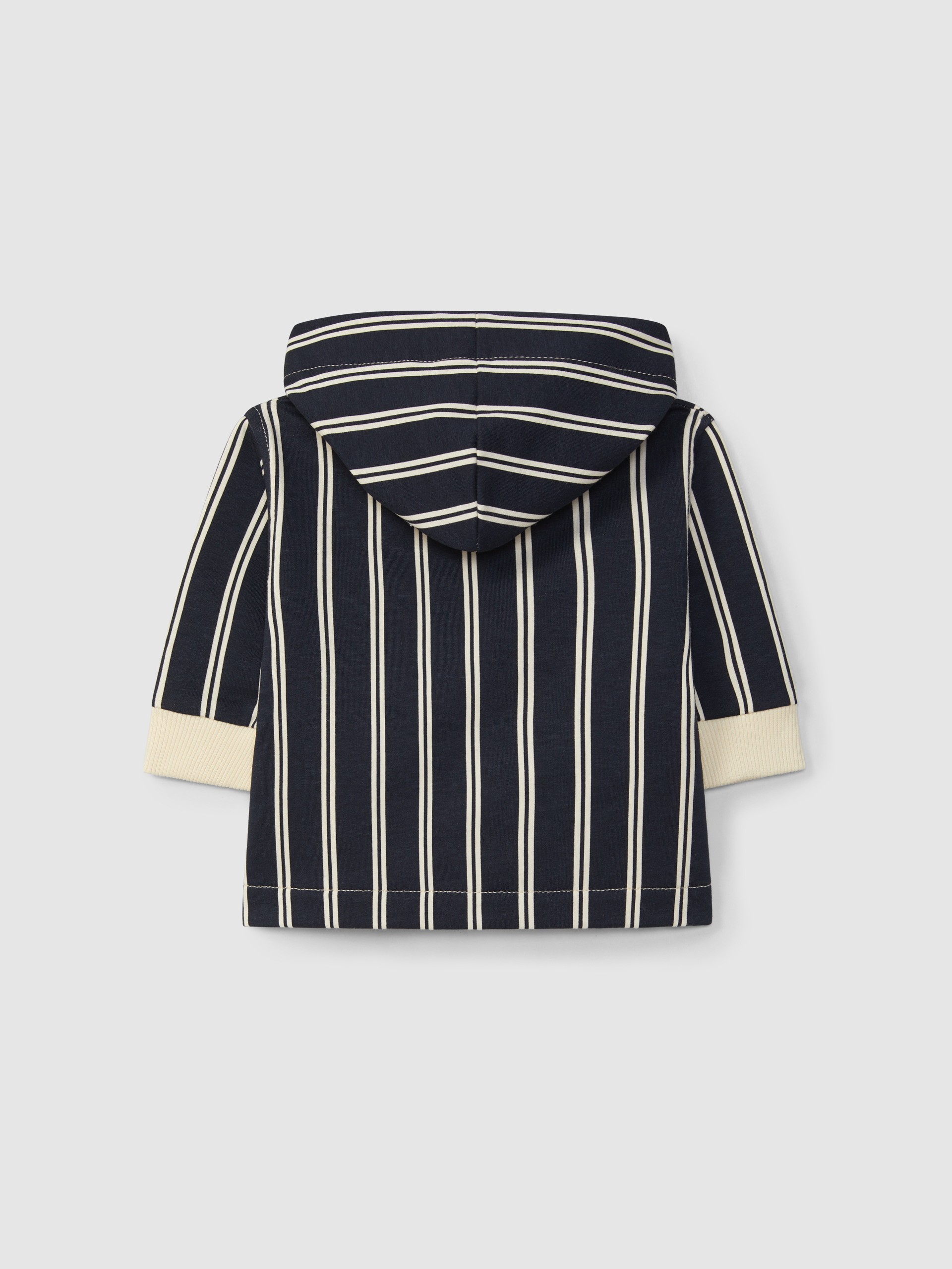 Printed hooded jacket