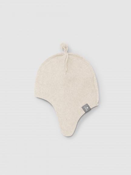 Organic cotton fleece beanie