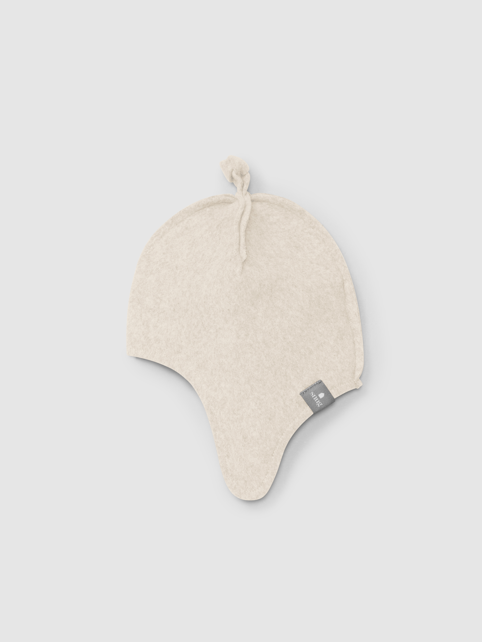 Organic cotton fleece beanie