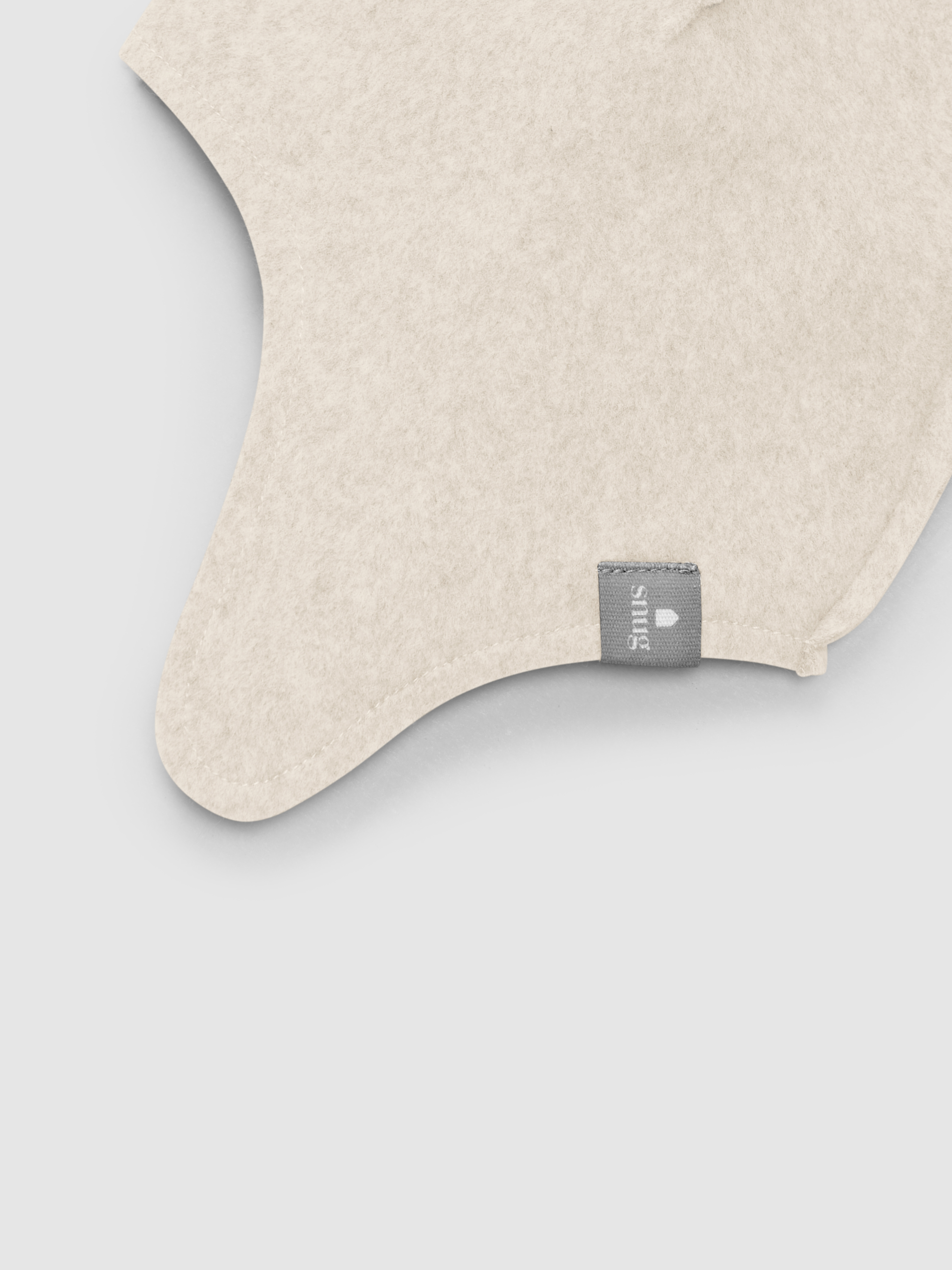 Organic cotton fleece beanie