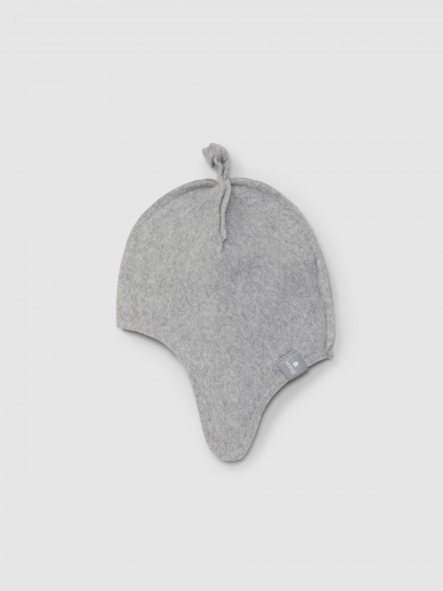 Organic cotton fleece beanie Organic cotton fleece beanie