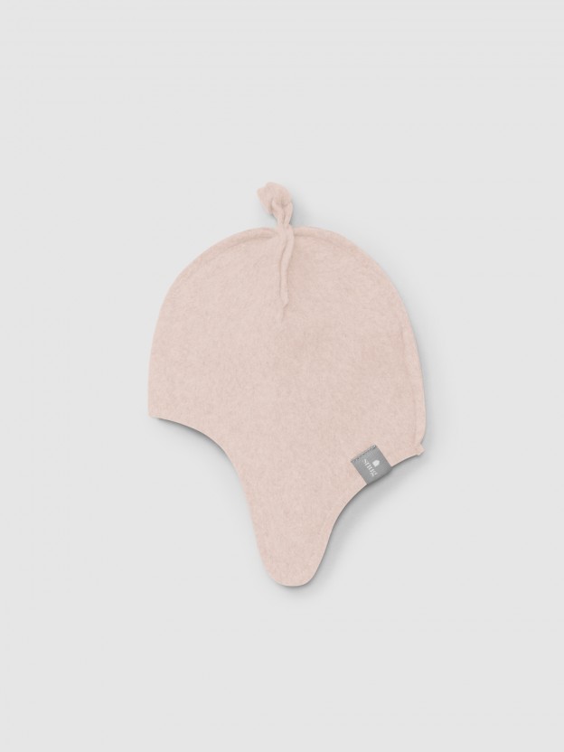 Organic cotton fleece beanie Organic cotton fleece beanie