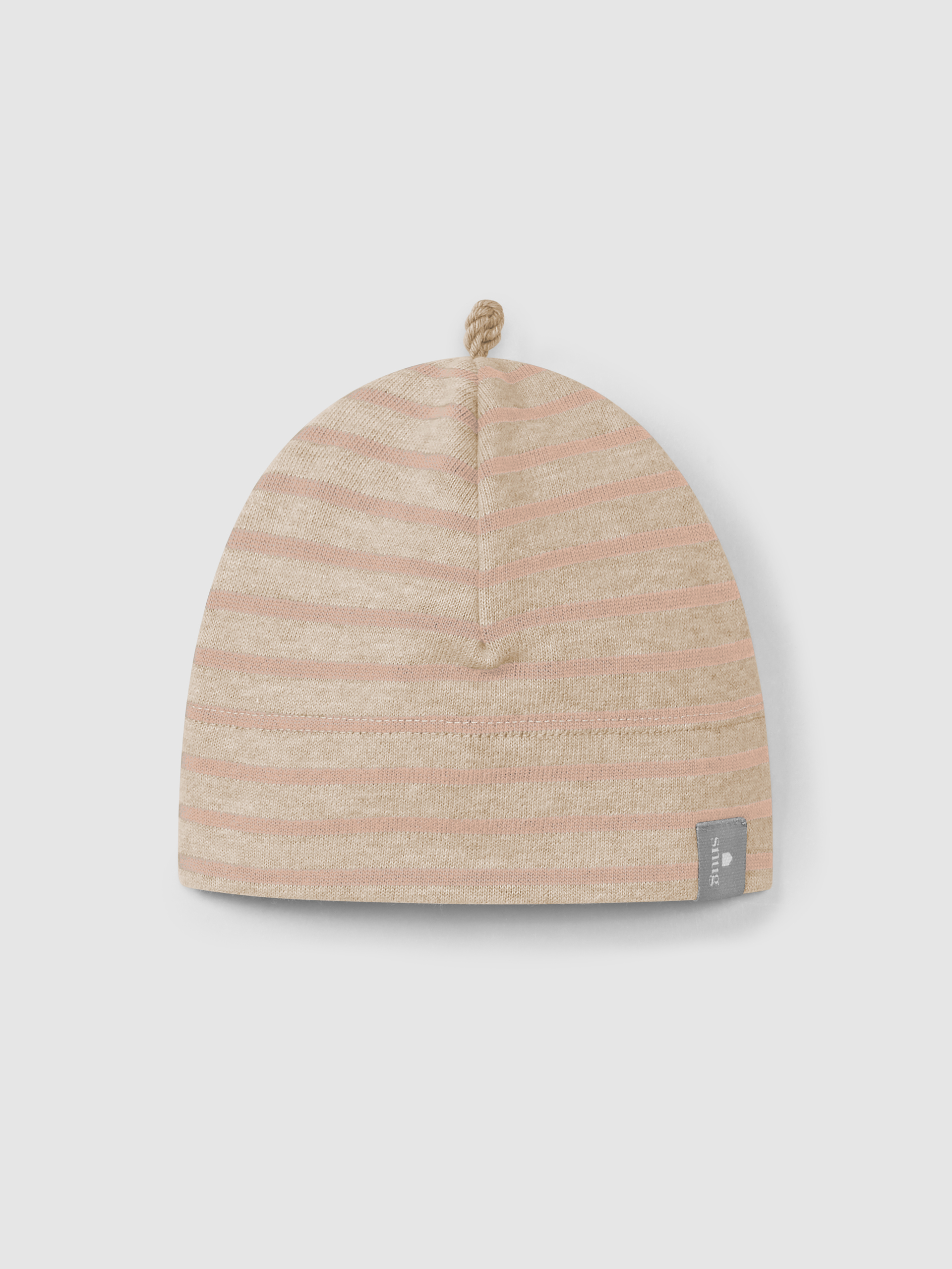 Beanie in soft brushed jersey