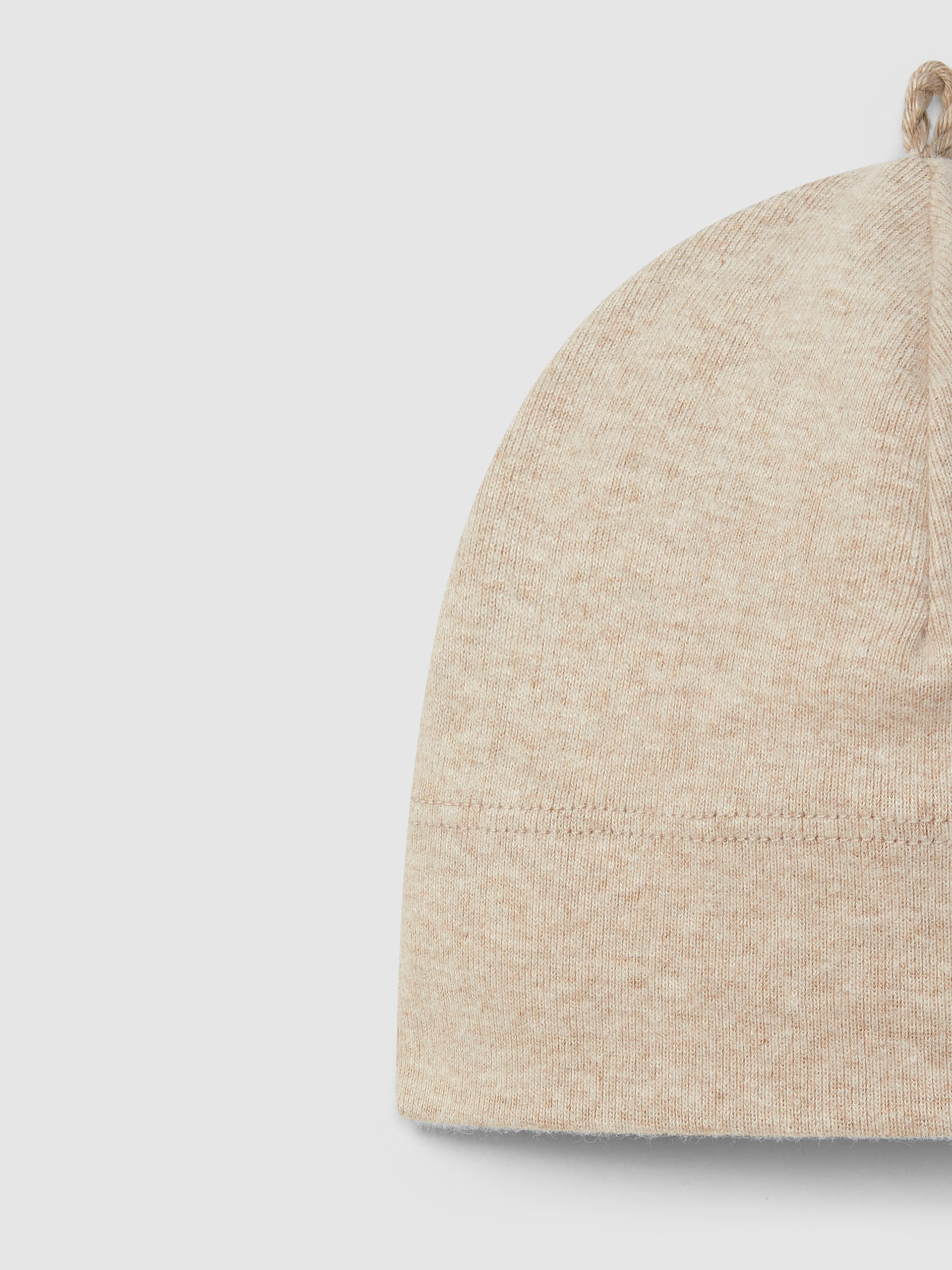 Beanie in soft brushed jersey