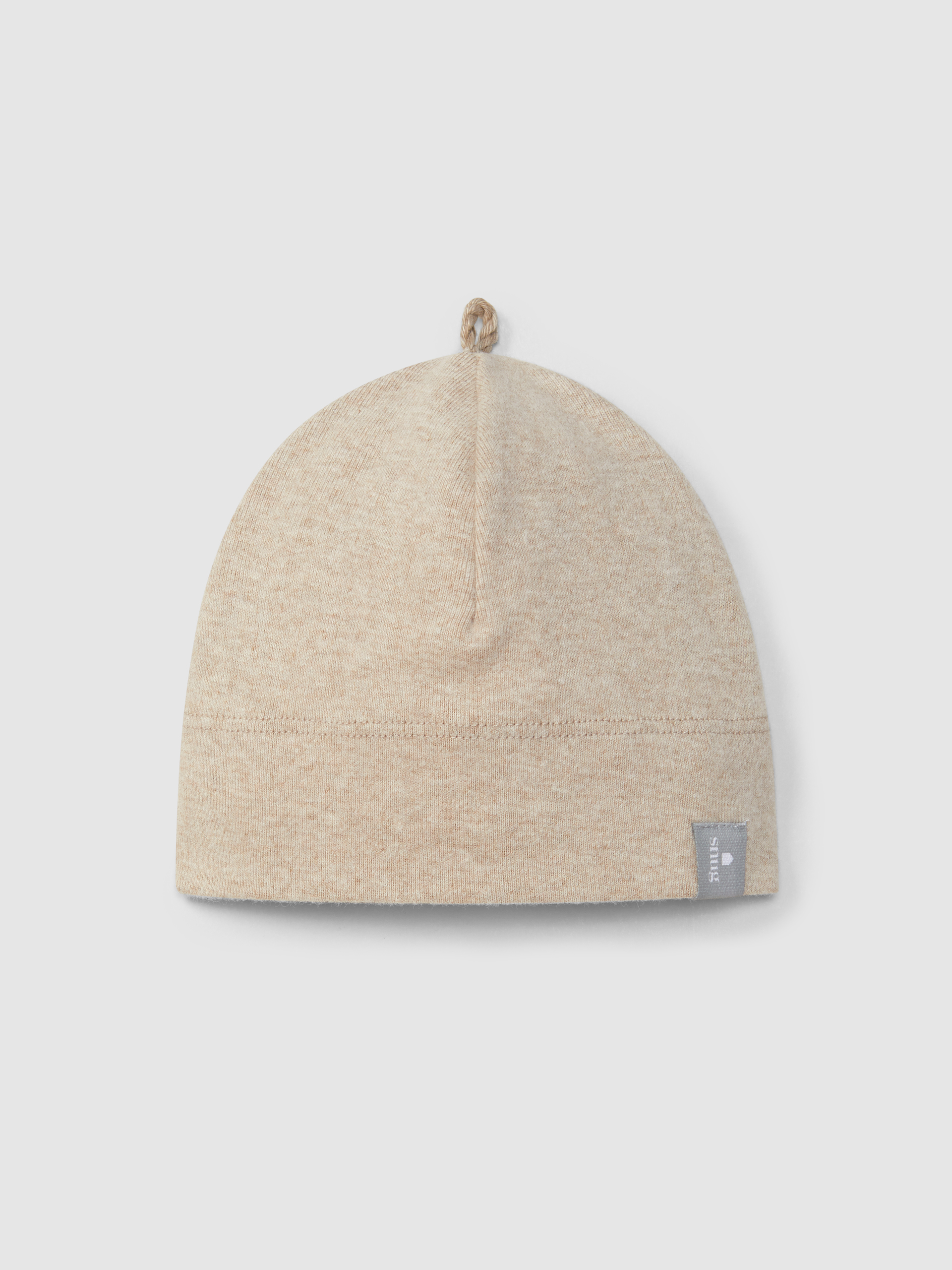 Beanie in soft brushed jersey