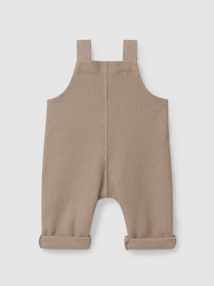 Dungarees in waffle weave Dungarees in waffle weave