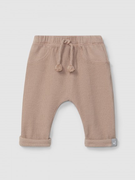 Calas pull-up em malha waffle