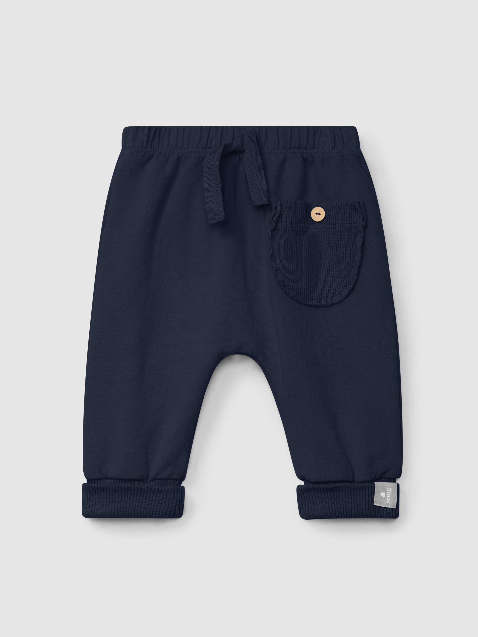 Pull-up plush pants with pocket