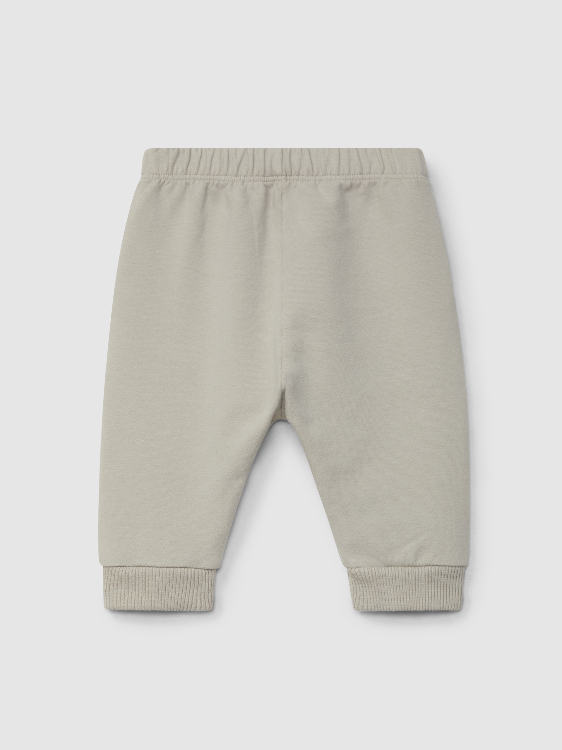 Plush pull-up pants with embroidered ruffle