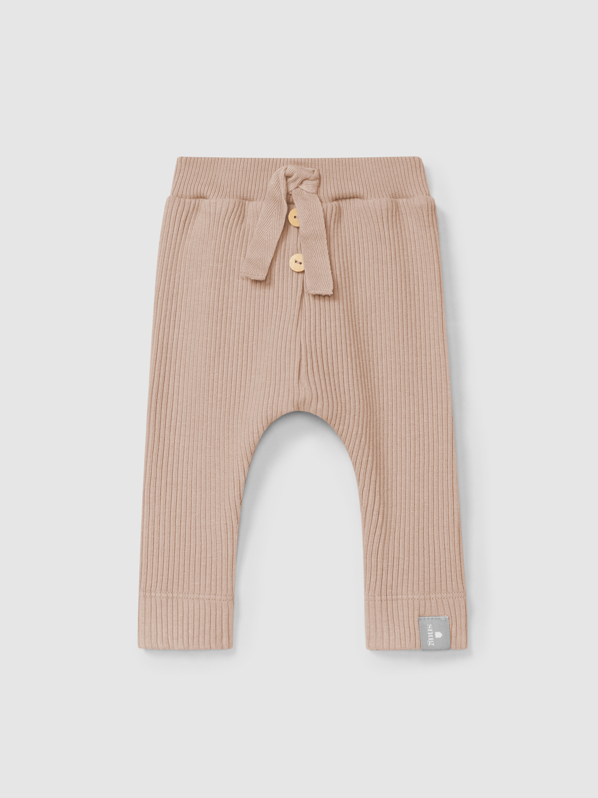 Ribbed jersey leggings