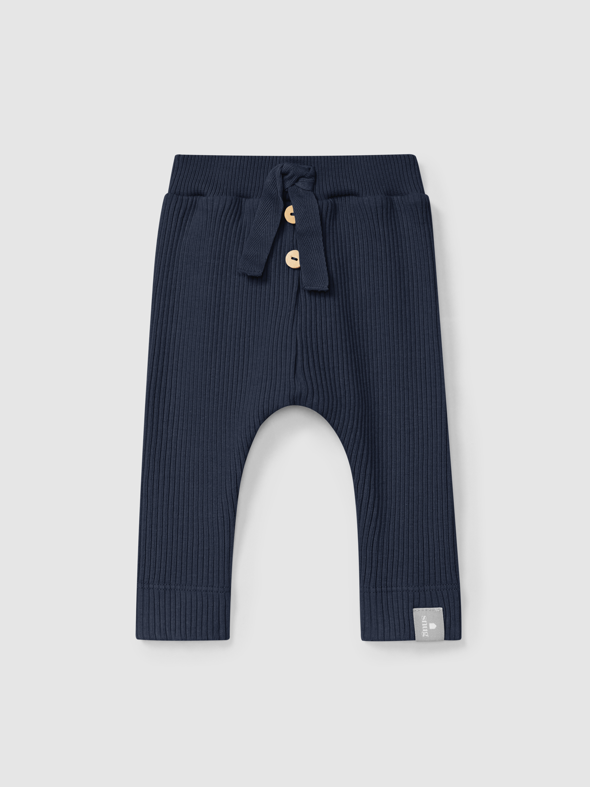 Ribbed jersey leggings