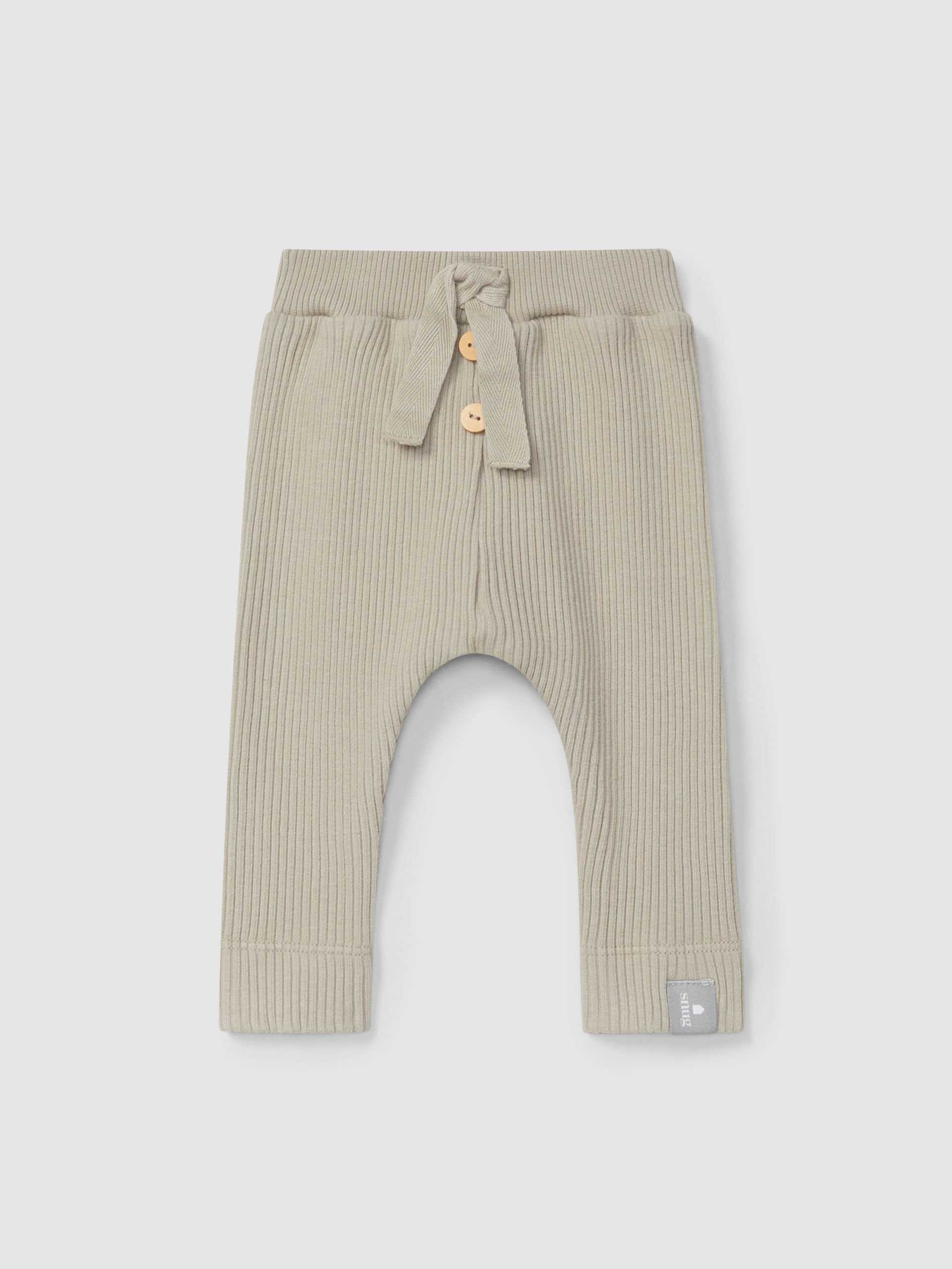 Ribbed jersey leggings