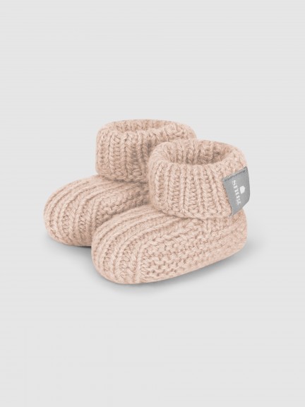 Knitted booties