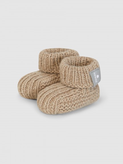 Knitted booties