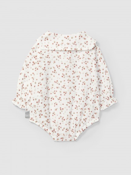Body de muselina estampado floral Body de muselina estampado floral