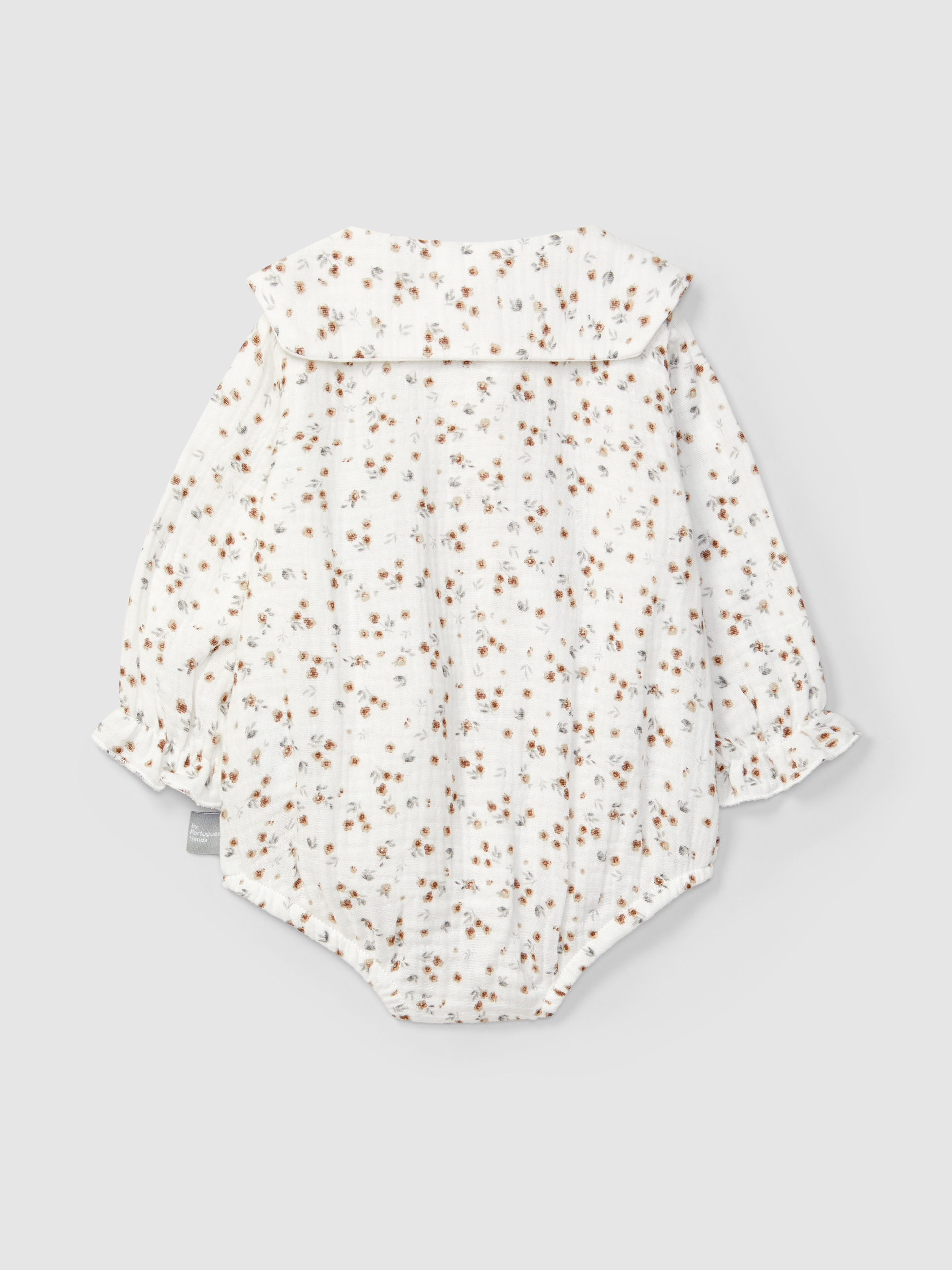 Body em musseline estampado floral