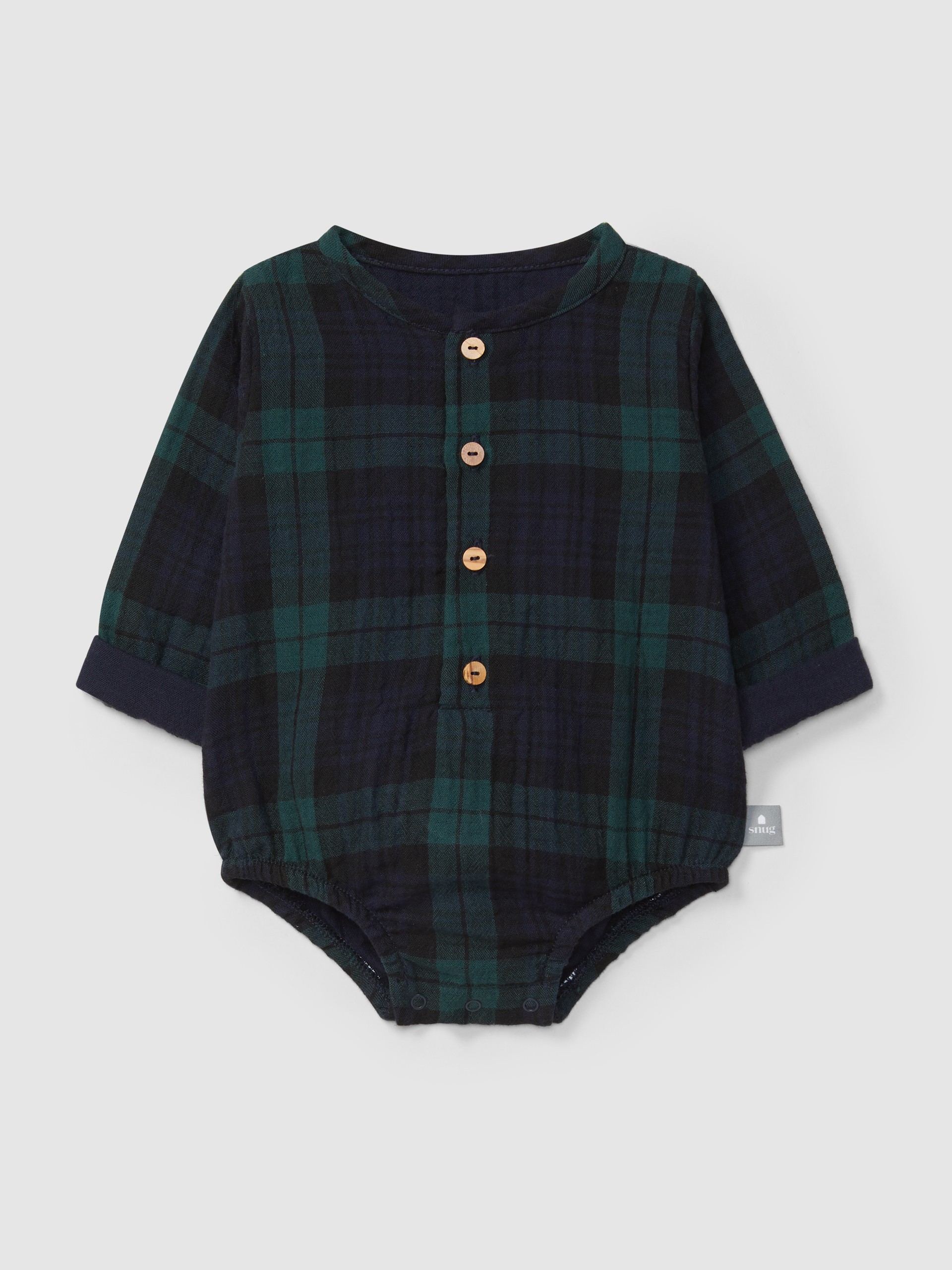 Check bodysuit without collar