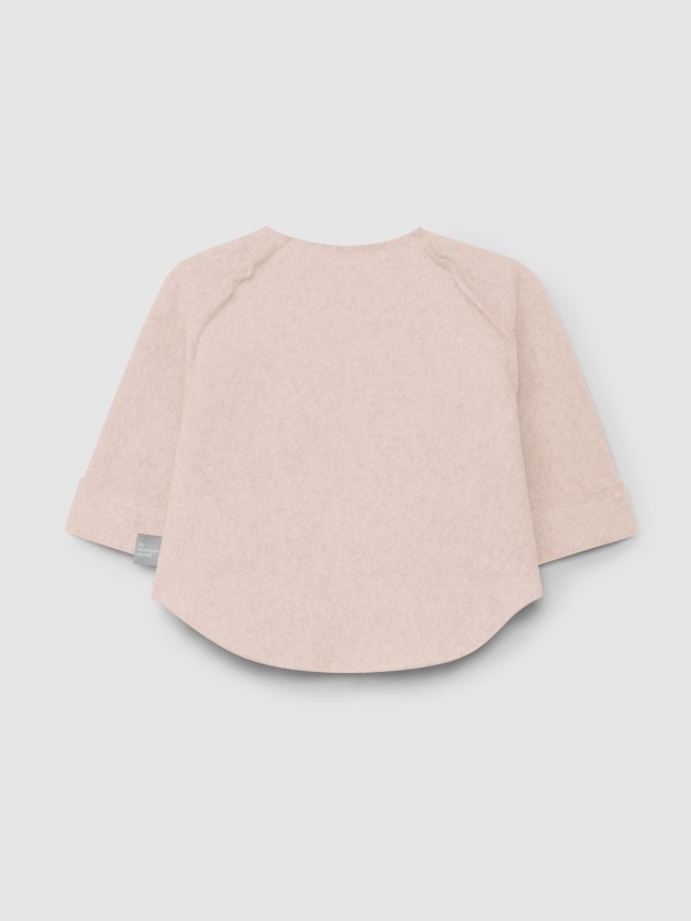 Sweater in organic cotton fleece Sweater in organic cotton fleece