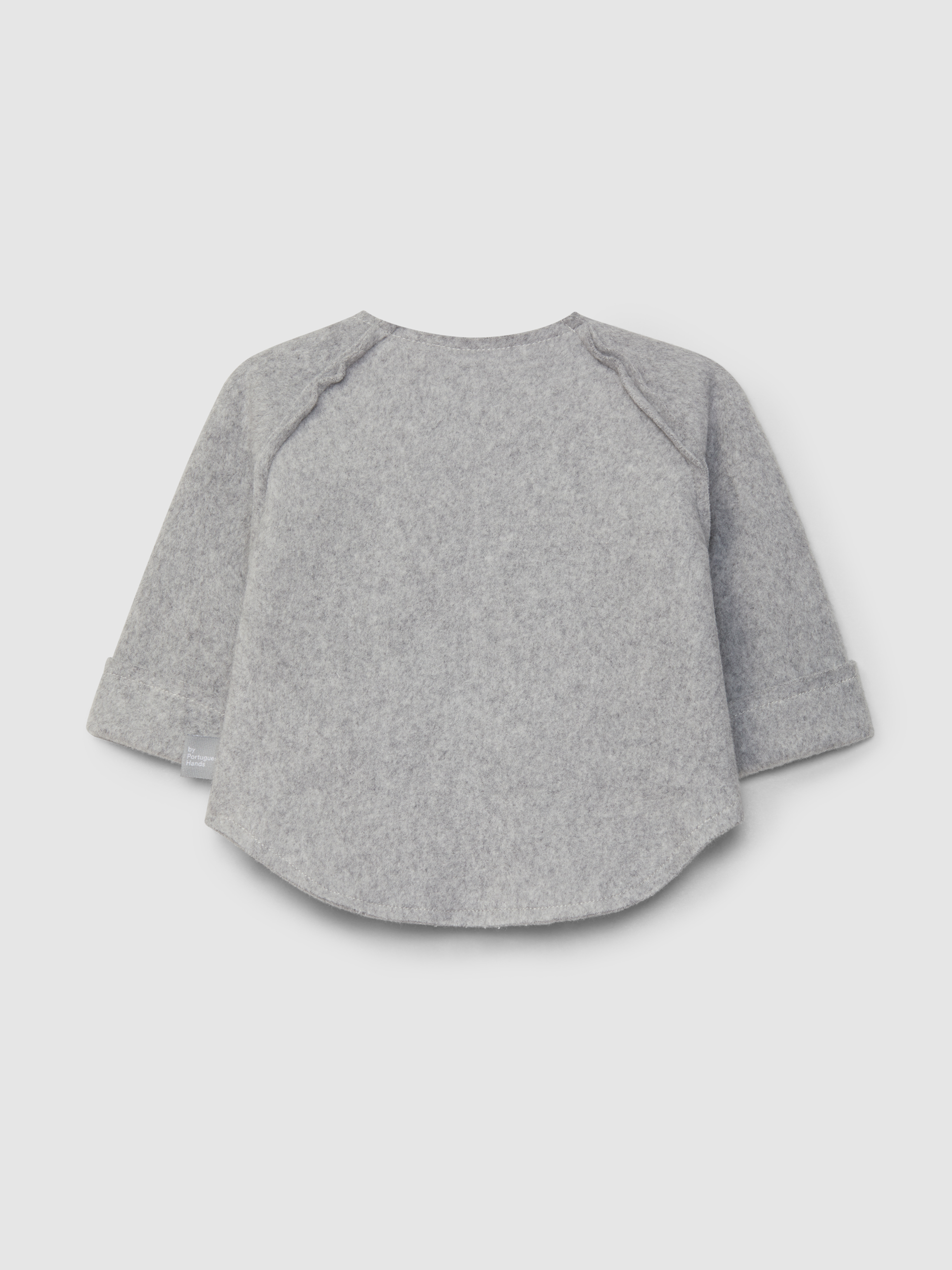 Sweater in organic cotton fleece
